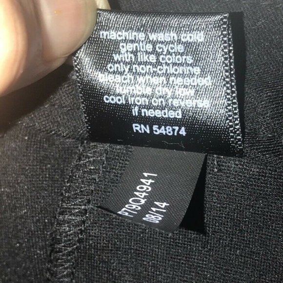 The Limited Black Lace Panel Front Skinny Pant 2 - Picture 10 of 11